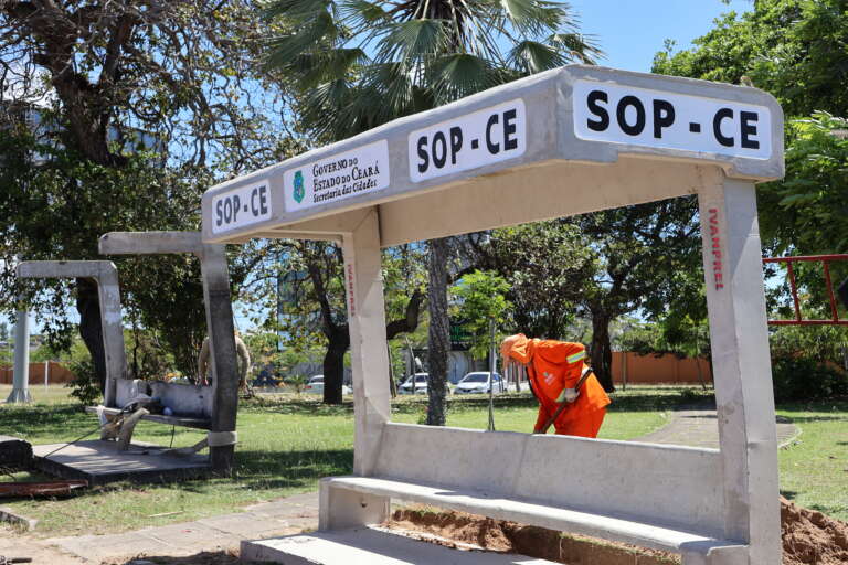 SOP avança na substituição de paradas de ônibus estaduais com agilidade e compromisso