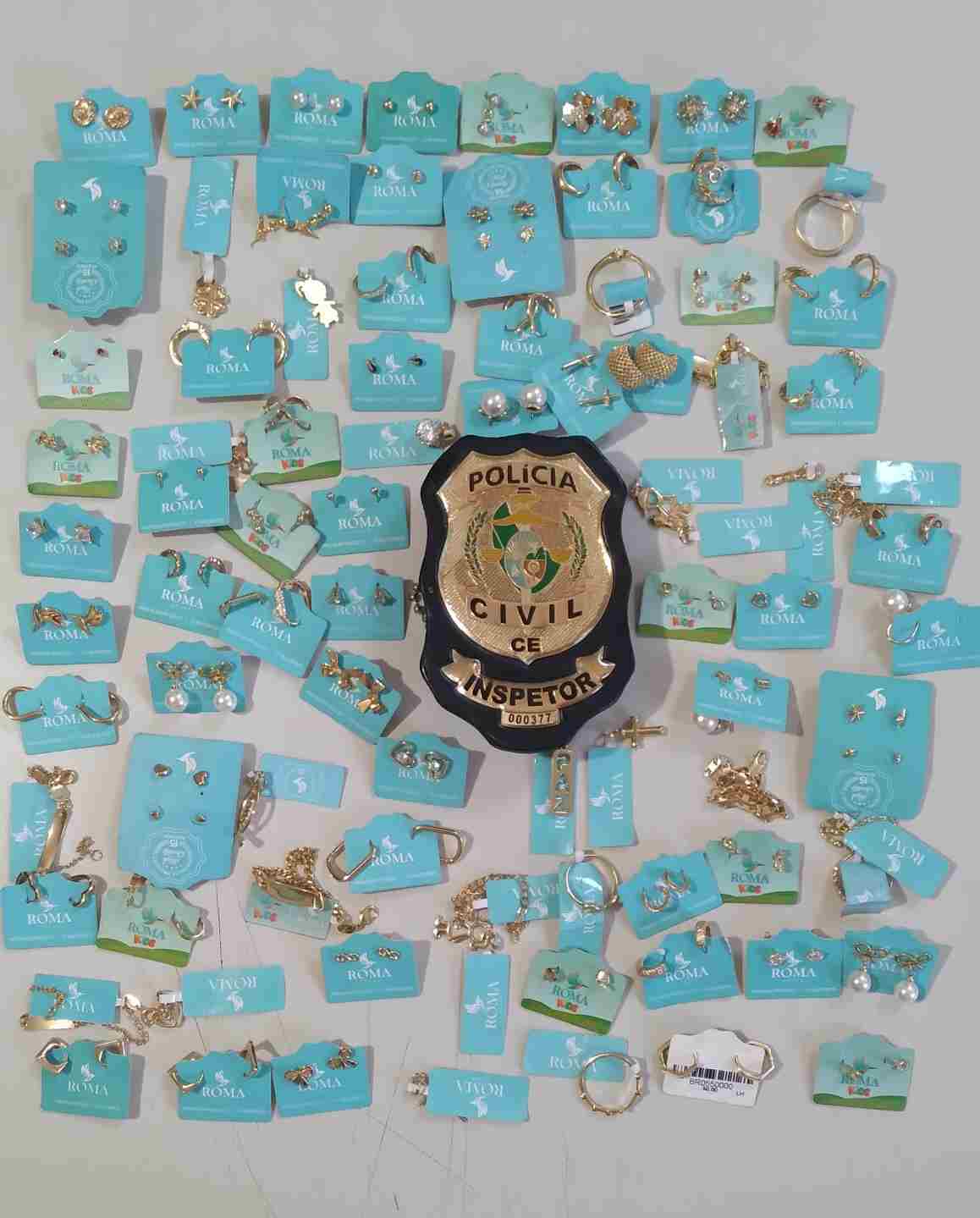 Polícia Civil do Ceará recupera joias roubadas em Morada Nova