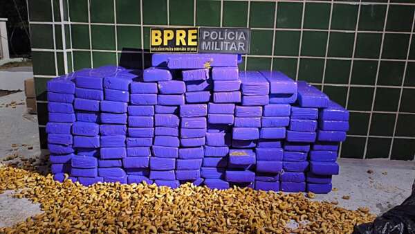 PMCE prende dois homens com mais de 100 quilos de maconha em Santa Quitéria