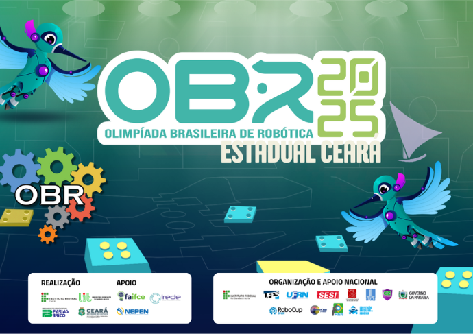 Ceará recebe etapa estadual da Olimpíada Brasileira de Robótica 2025