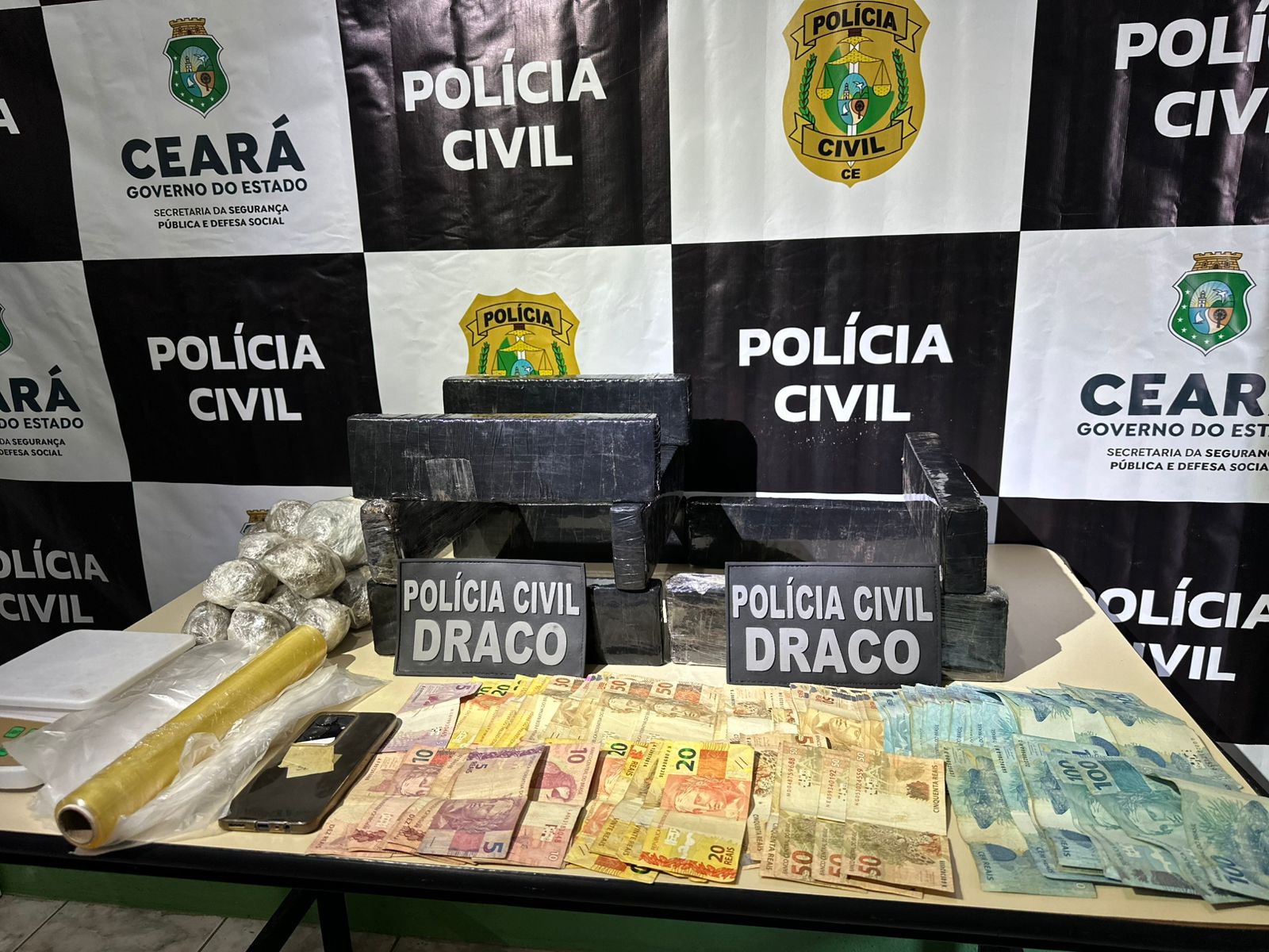 Operação da PCCE resulta em prisão e na apreensão de 9 kg de drogas em Juazeiro do Norte