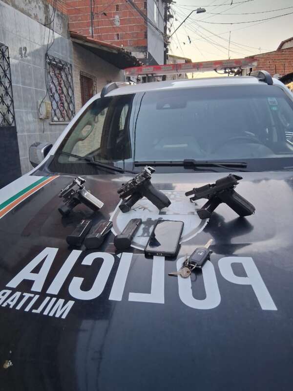 Quatro suspeitos de integrar organização criminosa presos na Barra do Ceará