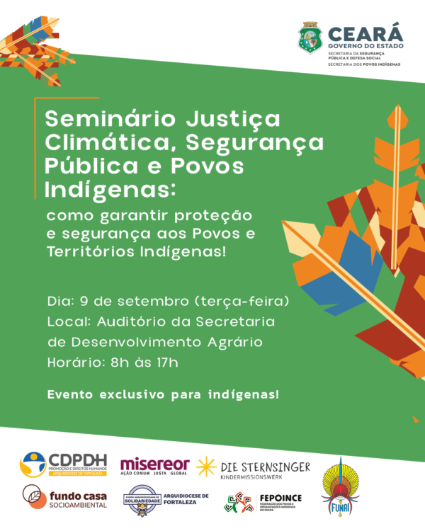 Sepince realiza seminário debate proteção e segurança dos territórios indígenas no Ceará