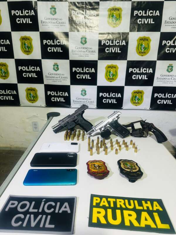 Grupo criminoso é preso em flagrante em Maranguape após ação conjunta da PCCE e PMCE