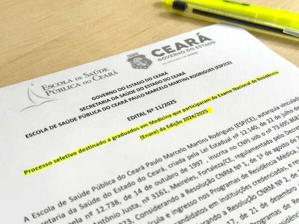 Residência Médica: ESP-CE disponibiliza 28 vagas em processo seletivo