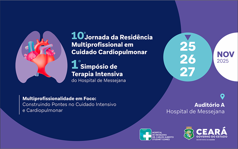 Jornada da Residência Multiprofissional em Cuidado Cardiopulmonar abre inscrições para 10ª edição