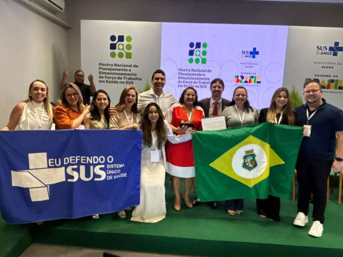 Trabalho da Sesa sobre força de trabalho na saúde é premiado em evento nacional