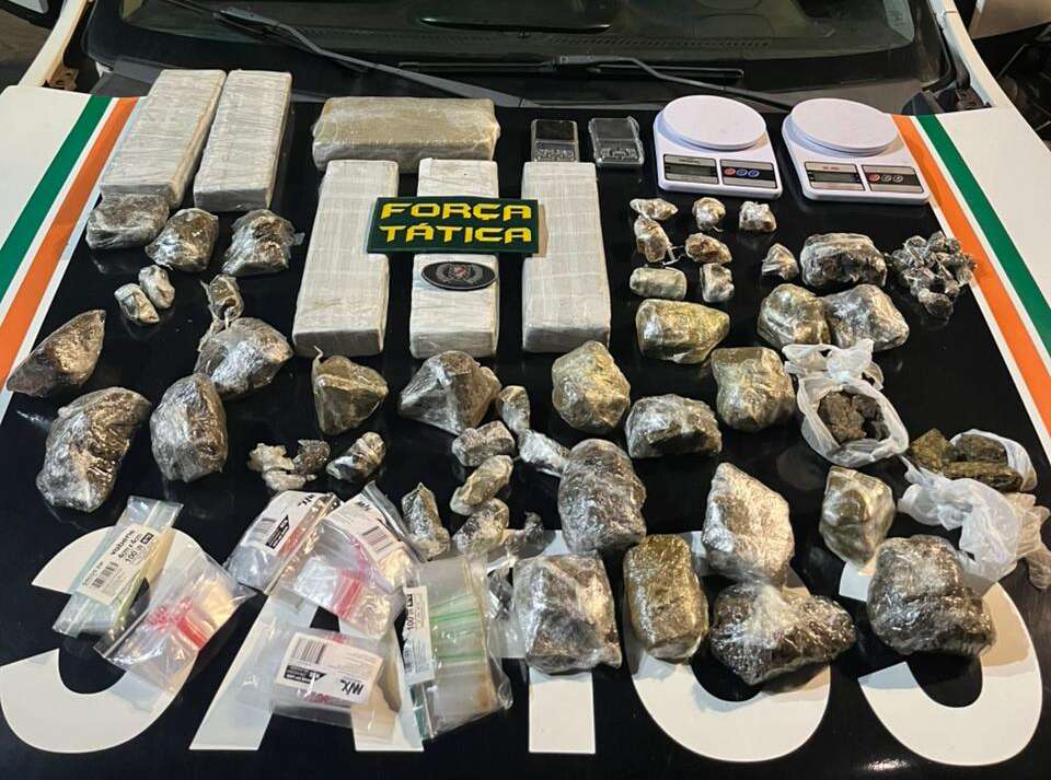 Polícia Militar apreende 8 kg de maconha durante ação em Sobral