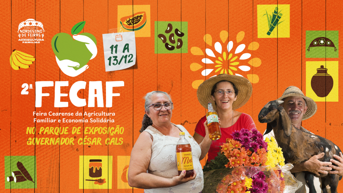 Vicente Nery e Fábio Carneirinho animam Feira Cearense da Agricultura Familiar em Fortaleza