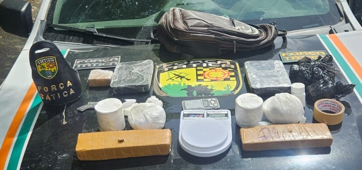 Polícia Militar prende homem com quase 6 kg de drogas em Crateús