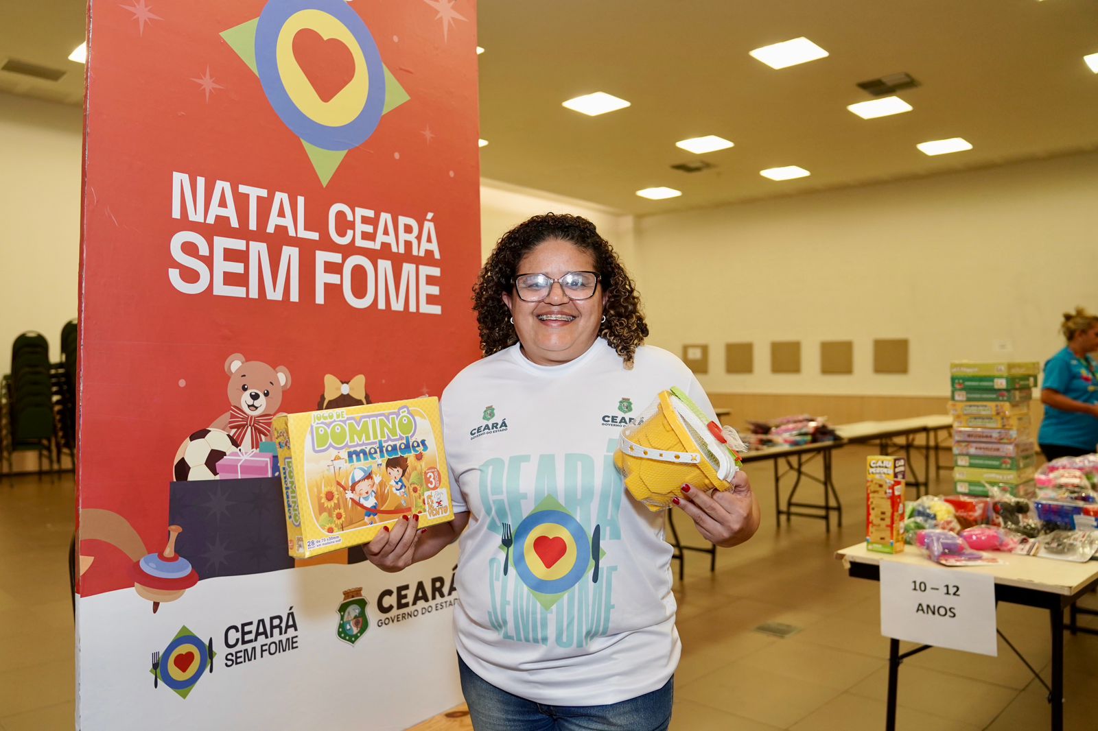 Campanha Natal Ceará Sem Fome inicia arrecadação e triagem de brinquedos no Centro de Eventos