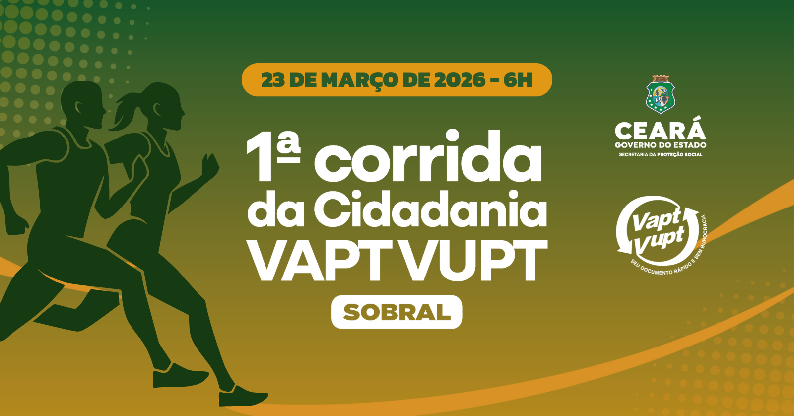 Sobral recebe sua primeira corrida da Cidadania Vapt Vupt