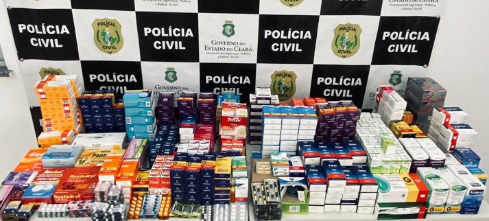 Polícia Civil prende homem por comércio ilegal de medicamentos em Paracuru