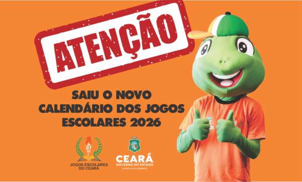 Sesporte divulga calendário dos Jogos Escolares do Ceará 2026