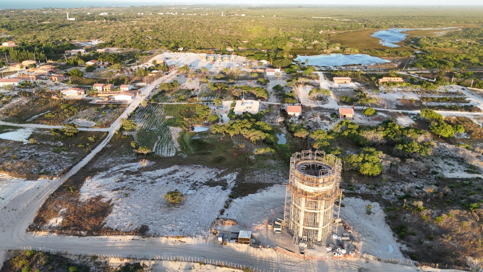 Obras de saneamento em Preá avançam e entram em nova fase, com mais de 58% de execução
