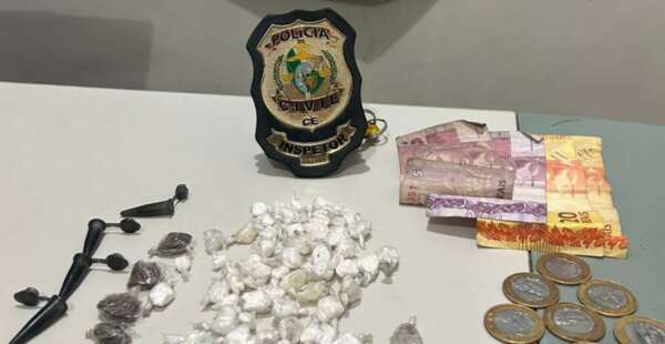 Polícia Civil prende homem em flagrante por tráfico de drogas em Fortaleza