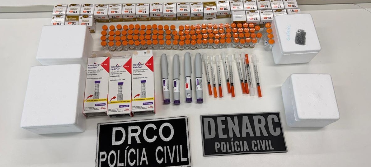 Investigado é preso em flagrante pela Polícia Civil por comercializar medicamentos sem autorização na Capital