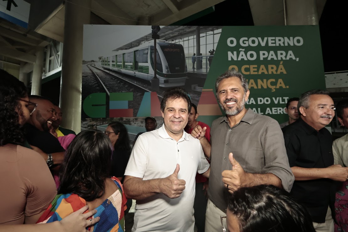 Com 2,4 km de extensão, Ramal VLT Aeroporto é inaugurado em Fortaleza