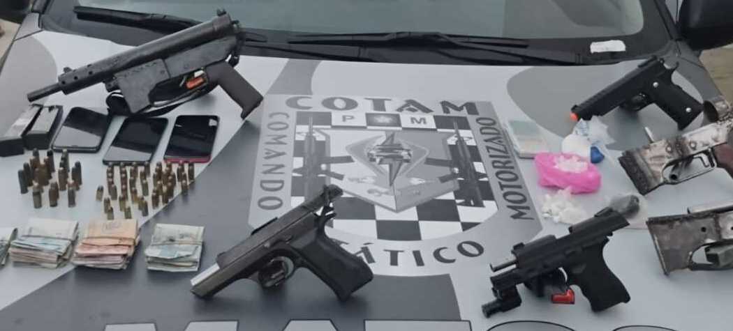 Com apoio da Coin/SSPDS, PMCE prende integrante de organização criminosa e frustra entrega de armas no Monte Castelo