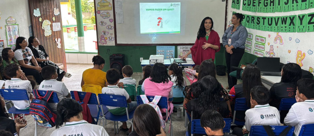 CGE leva palestra “Caminhos da Cidadania” a escola indígena e fortalece participação social no Ceará