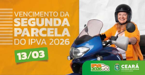 IPVA 2026: 2ª parcela vence nesta sexta-feira (13)