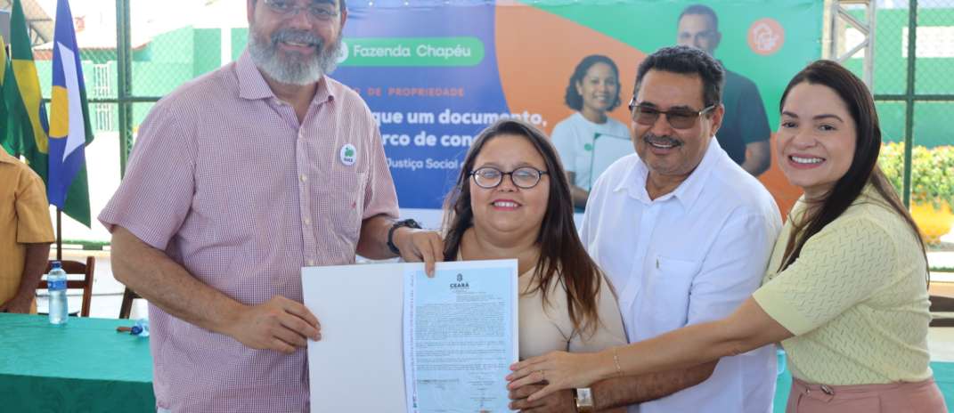 Governo do Ceará entrega de mais 230 títulos rurais em Fortim, nesta terça-feira (24)