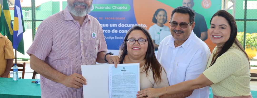 Governo do Ceará entrega de mais 230 títulos rurais em Fortim, nesta terça-feira (24)