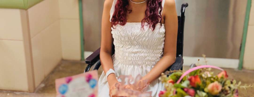 HGWA celebra aniversário de 15 anos de paciente com uma surpresa