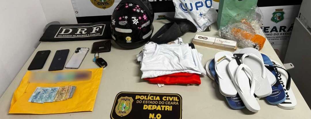 Em ação integrada, PCCE e PMCE prendem dupla suspeita de furtar moto no bairro Itaperi