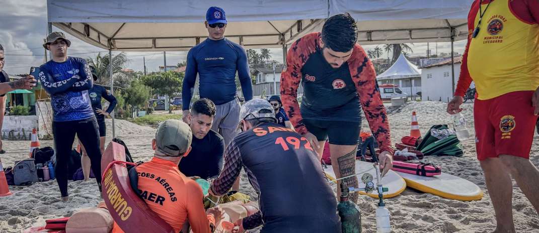 Samu 192 Ceará capacita profissionais para o atendimento a vítimas de afogamento