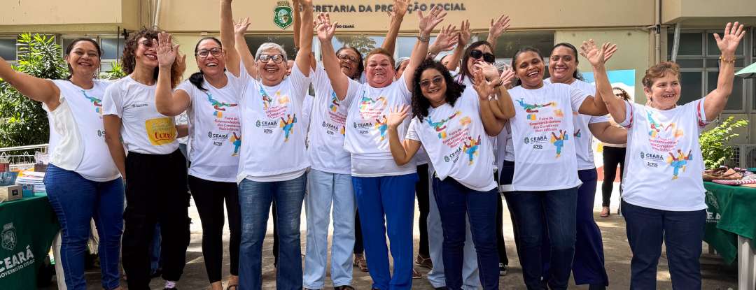 Empreendedores formados em cursos do Complexo Mais Infância expõem produtos em feira na SPS