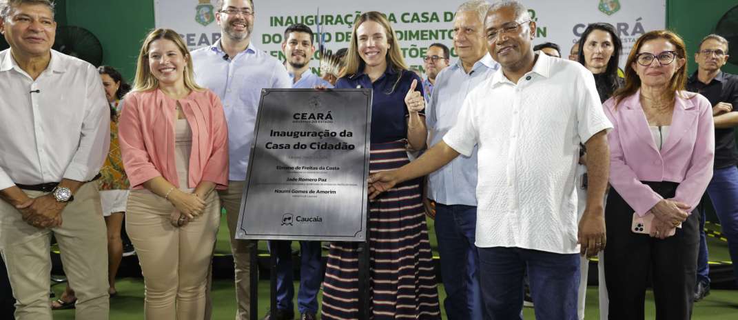 Governo do Ceará inaugura Casa do Cidadão, posto do Detran-CE e entrega cartões da CNH Popular em Caucaia