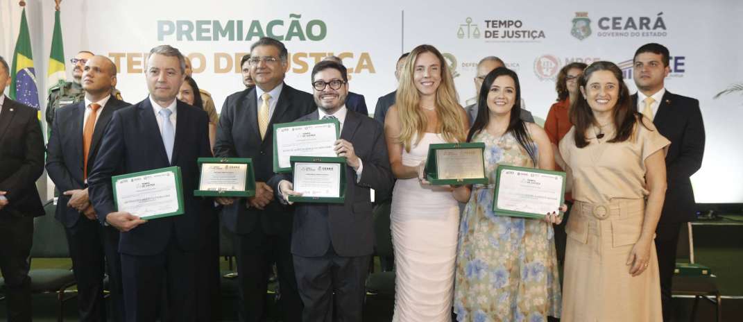 Governo do Ceará premia órgãos de segurança e justiça por desempenho no programa Tempo de Justiça