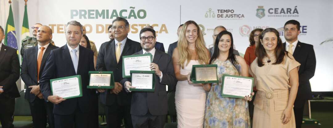 Governo do Ceará premia órgãos de segurança e justiça por desempenho no programa Tempo de Justiça