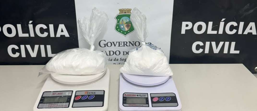 Mulher é presa em flagrante por tráfico de drogas durante ação da PCCE em Juazeiro do Norte