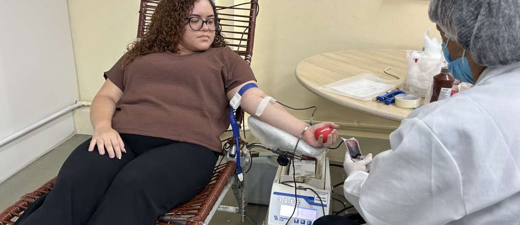 Ação no Hospital Estadual Leonardo Da Vinci resulta na coleta de mais de cem bolsas de sangue em parceria com o Hemoce