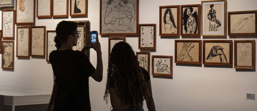 Última semana para visitar a exposição “Amar se aprende amando” de Antonio Bandeira na Pinacoteca do Ceará