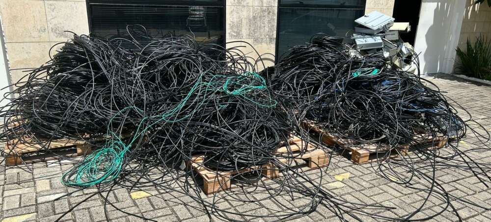 Oito suspeitos de furto de energia e cabos são presos durante operação da SSPDS em Fortaleza