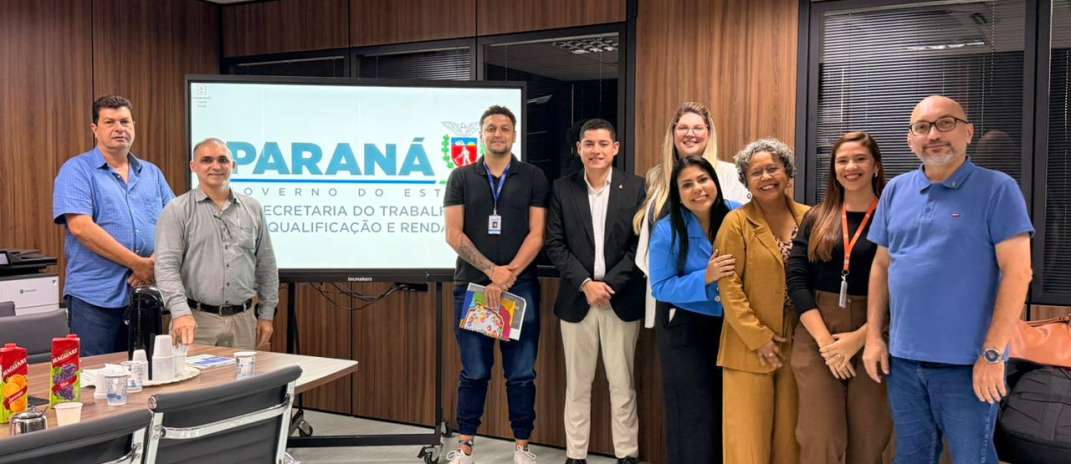 Ceará realiza visita técnica ao SINE no Paraná