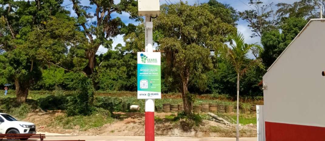 Etice inaugura ponto de Wi-Fi gratuito no município de Mulungu