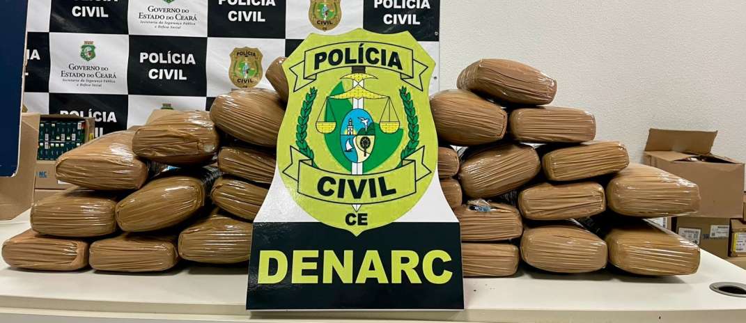 Durante ação conjunta, dupla é presa e 33 kg de skunk escondidos em aparelhos de ar-condicionado são apreendidos em Fortaleza