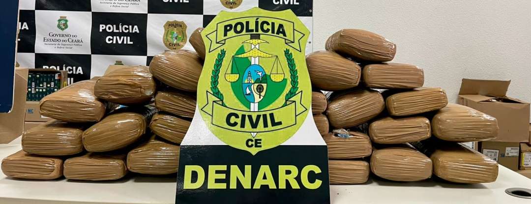 Durante ação conjunta, dupla é presa e 33 kg de skunk escondidos em aparelhos de ar-condicionado são apreendidos em Fortaleza