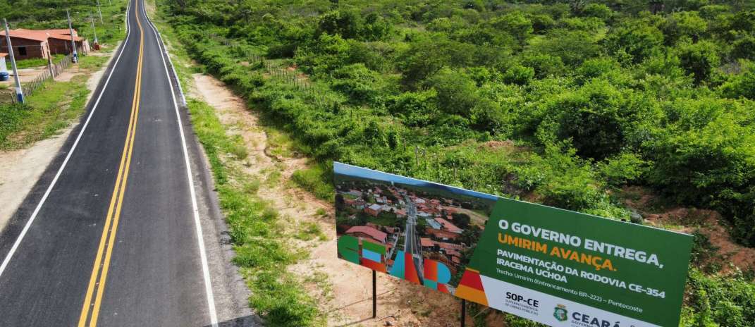 Umirim-Pentecoste: Rodovia CE-354 é inaugurada e atende antigo sonho da população