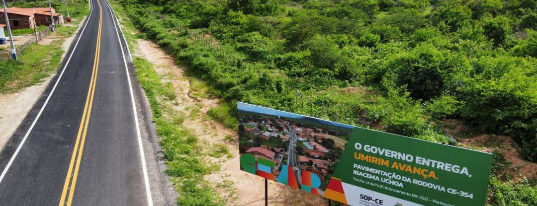 Umirim-Pentecoste: Rodovia CE-354 é inaugurada e atende antigo sonho da população