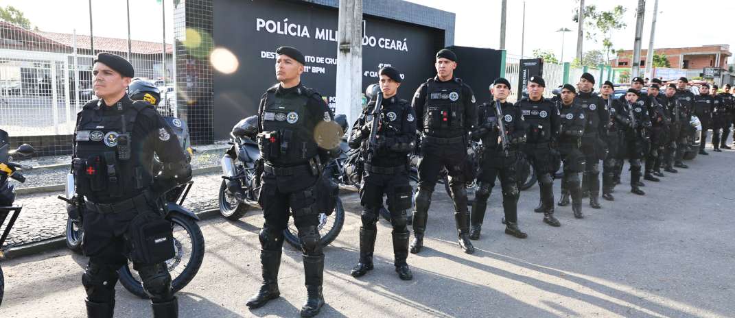 Em Cruz, Governo do Ceará entrega Batalhão do Raio, sistema de videomonitoramento e inicia obras de requalificação hídrica