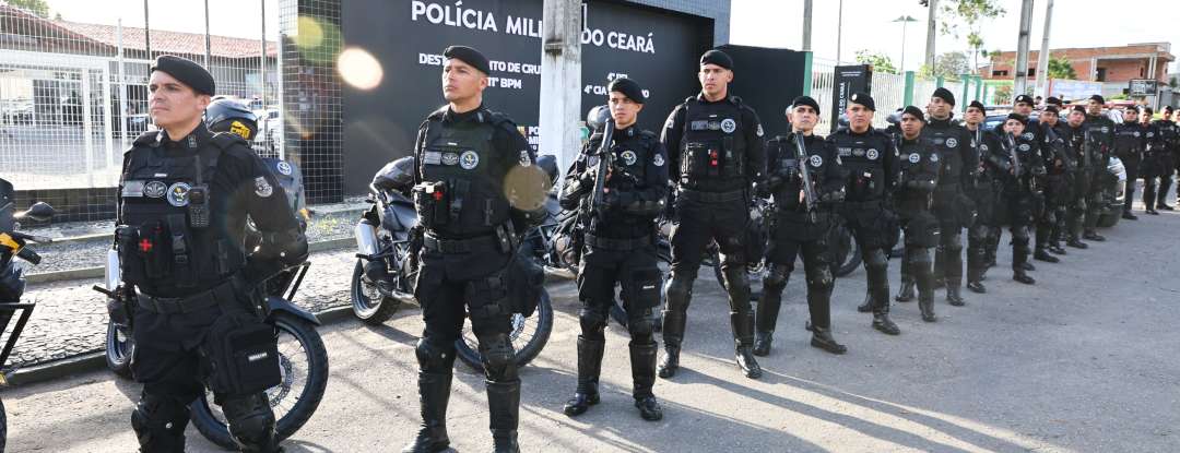 Em Cruz, Governo do Ceará entrega Batalhão do Raio, sistema de videomonitoramento e inicia obras de requalificação hídrica