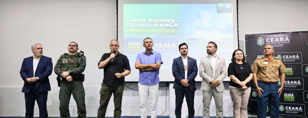 Março de 2026 registra menor número de mortes violentas da série histórica do Ceará