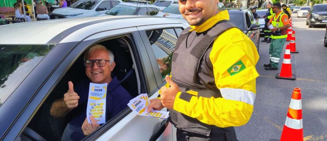 Detran-CE e parceiros realizam ações educativas na abertura do Maio Amarelo 2026