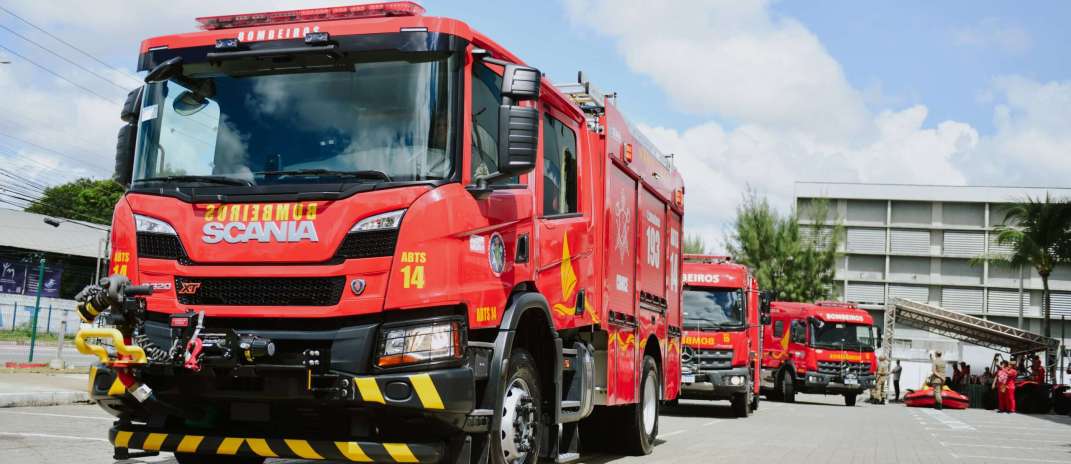 Corpo de Bombeiros recebe 11 viaturas e mais de 5 mil equipamentos para reforçar o trabalho