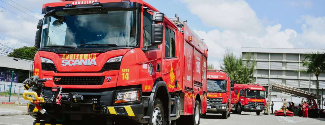 Corpo de Bombeiros recebe 11 viaturas e mais de 5 mil equipamentos para reforçar o trabalho